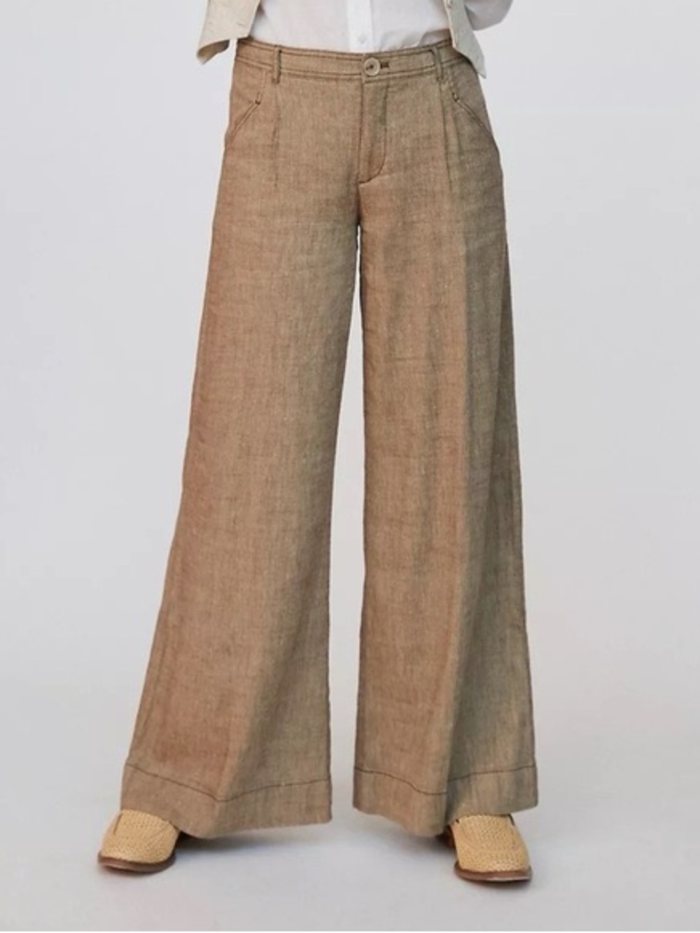 Anthropologie wide leg pants